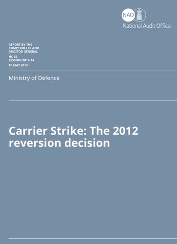 Carrier Strike: The 2012 reversion decision, National Audit Office 2026-04-19 06-17-09