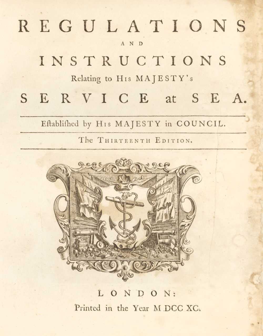 Royal Naval Regulations and Instructions