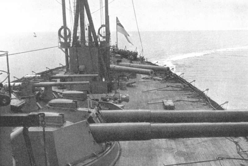 HMS Dreadnought looking aft